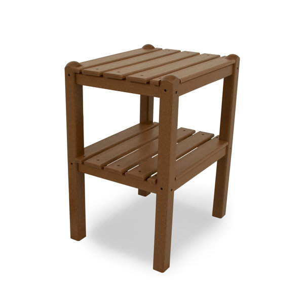 POLYWOOD® Two Shelf Plastic Side Table & Reviews Wayfair